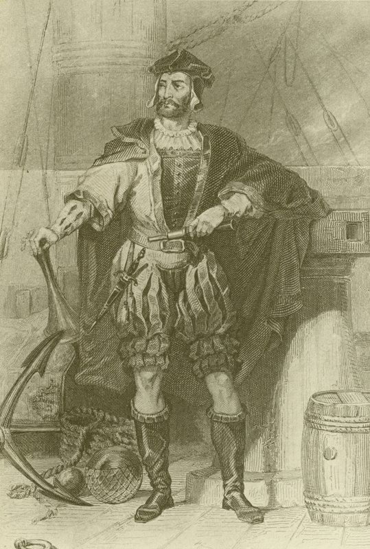 Jacques Cartier (1494-1557), französischer Entdecker von English School