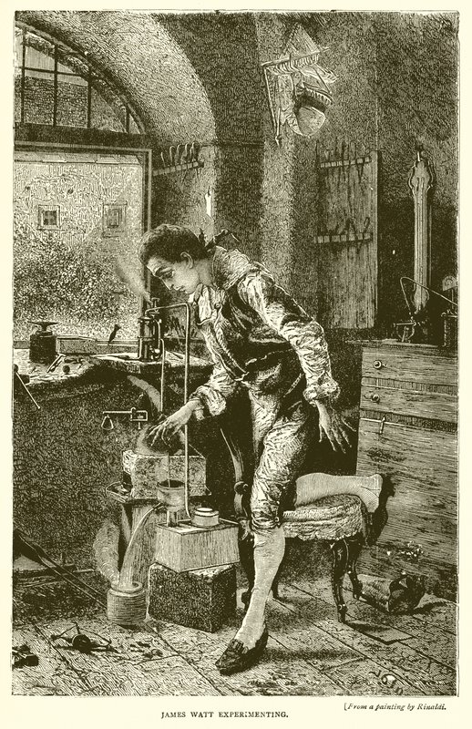 James Watt experimentiert von English School