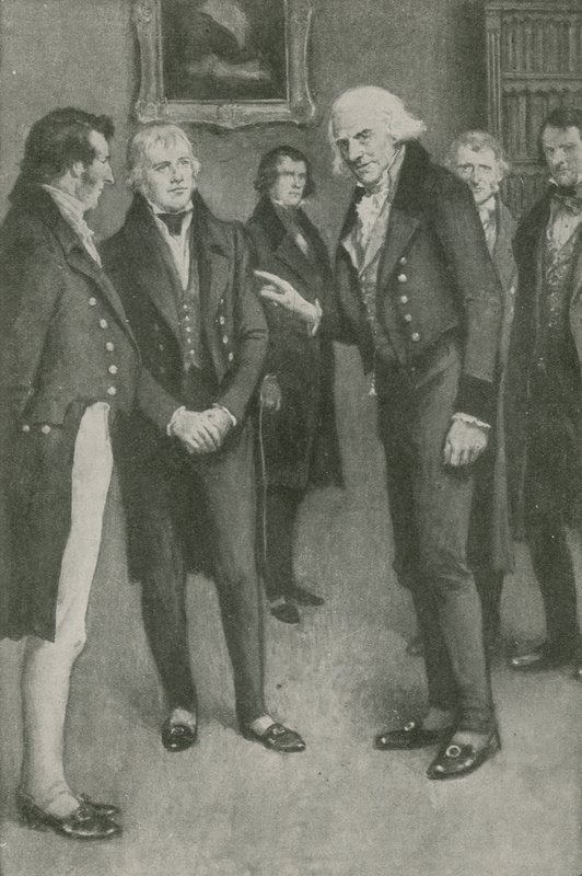 James Watt trifft Walter Scott von English School