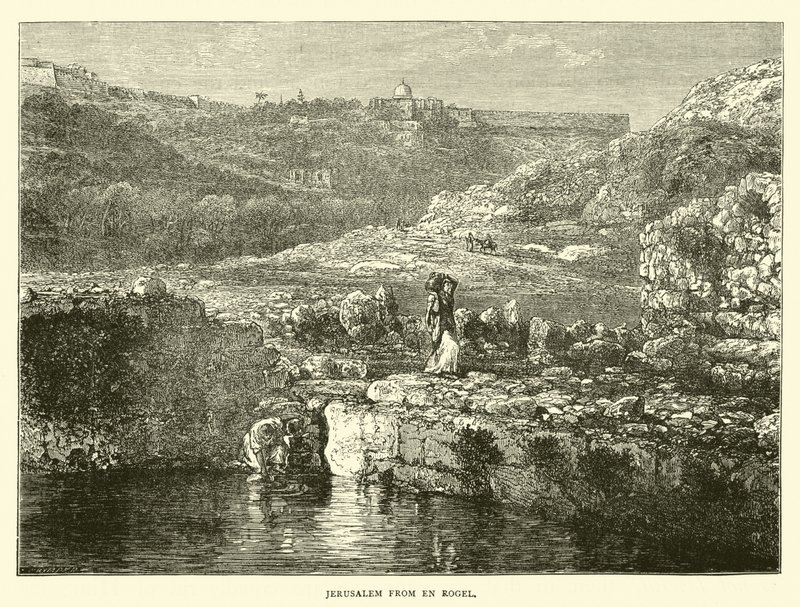 Jerusalem von En Rogel aus von English School