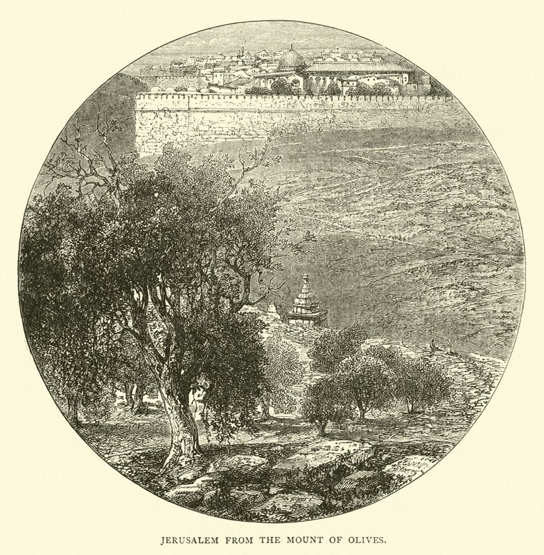 Jerusalem vom Ölberg aus von English School