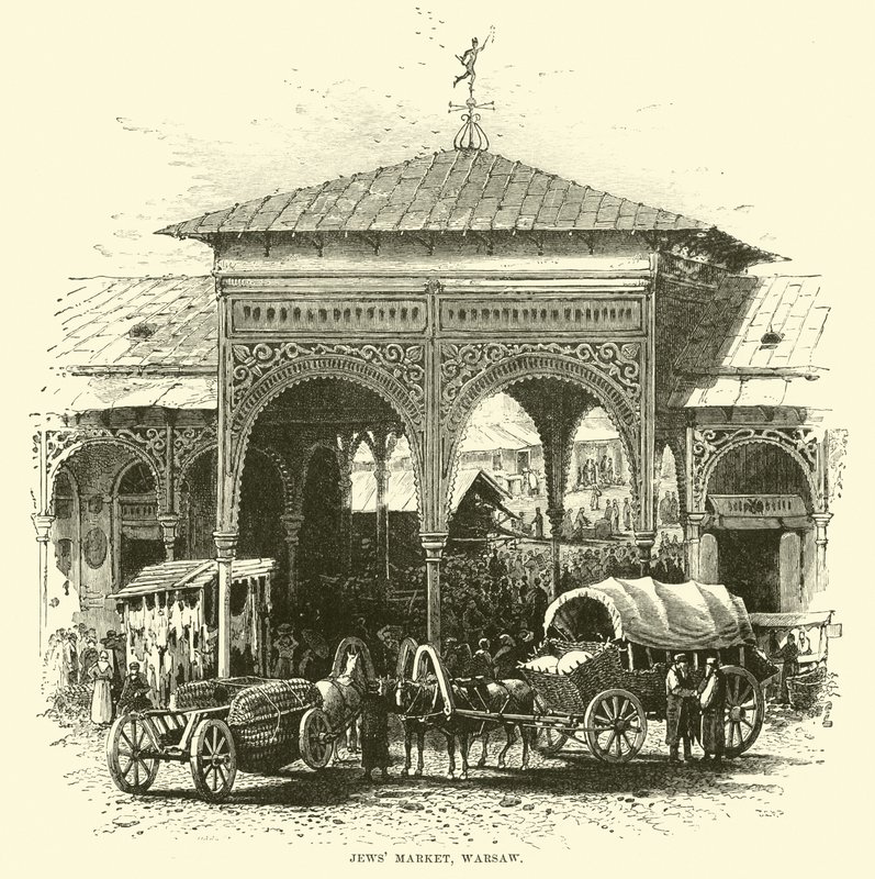 Judenmarkt, Warschau von English School