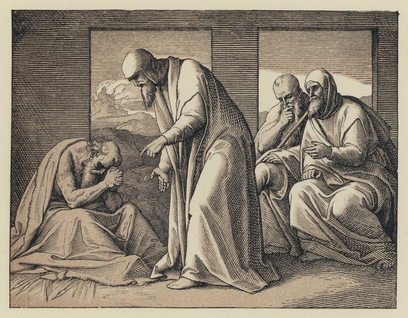 Hiob, Die Vision von Eliphas von English School