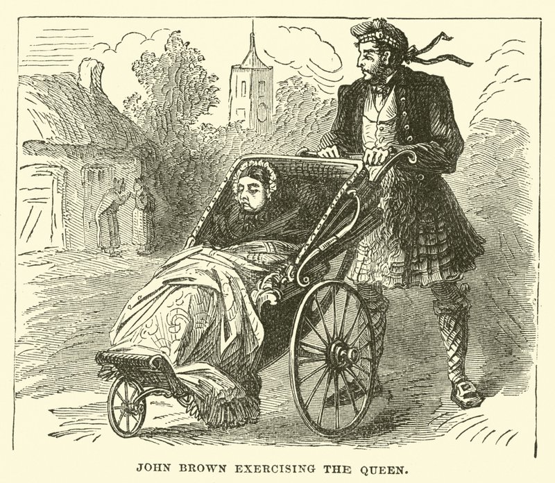John Brown trainiert die Königin von English School