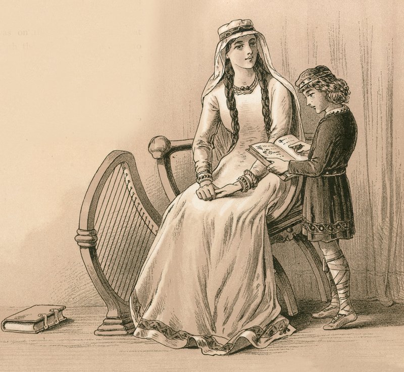 König Alfred und seine Stiefmutter von English School