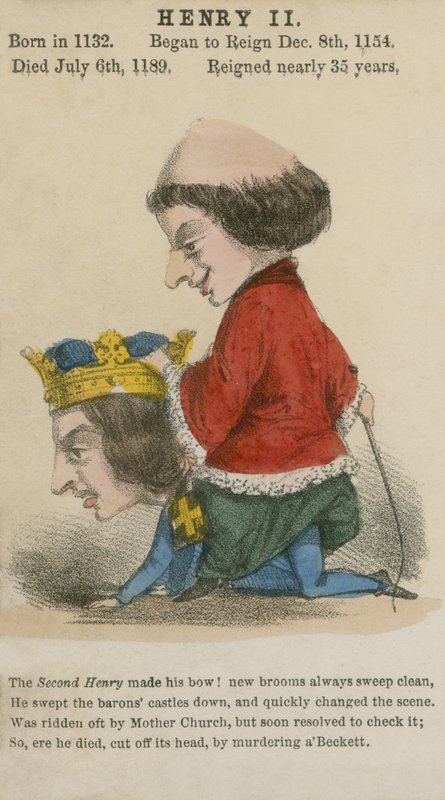 König Heinrich II. (Aquatinta) von English School