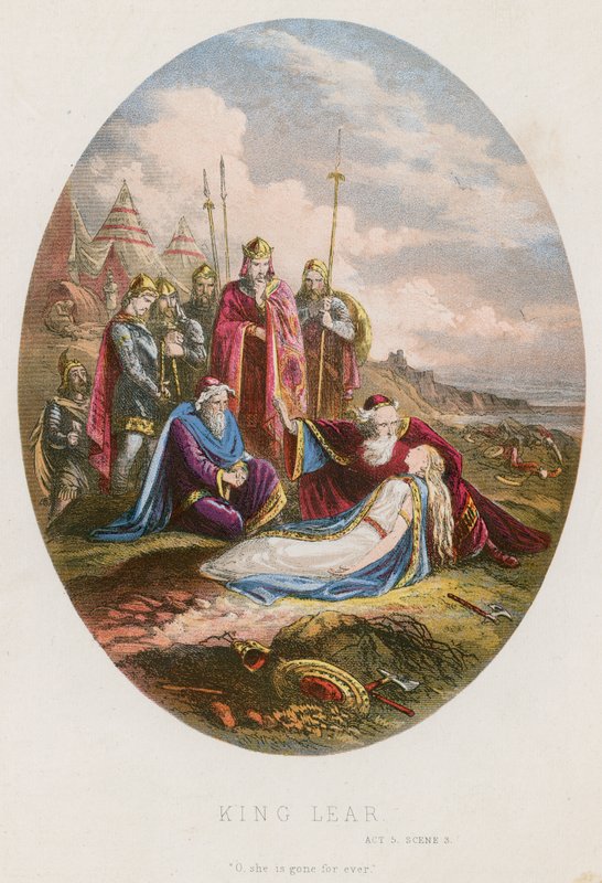 König Lear, Akt V Szene iii von English School
