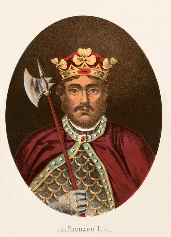 König Richard I von English School