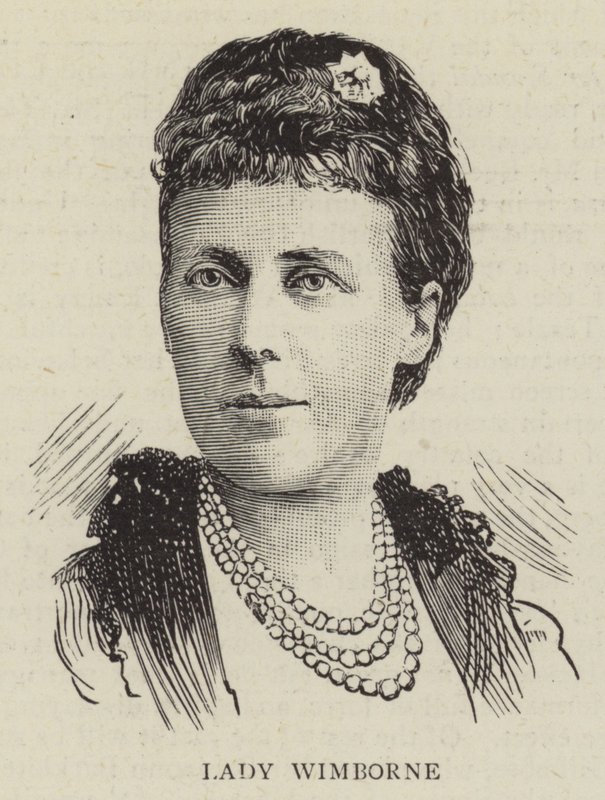 Lady Wimborne (Gravur) von English School