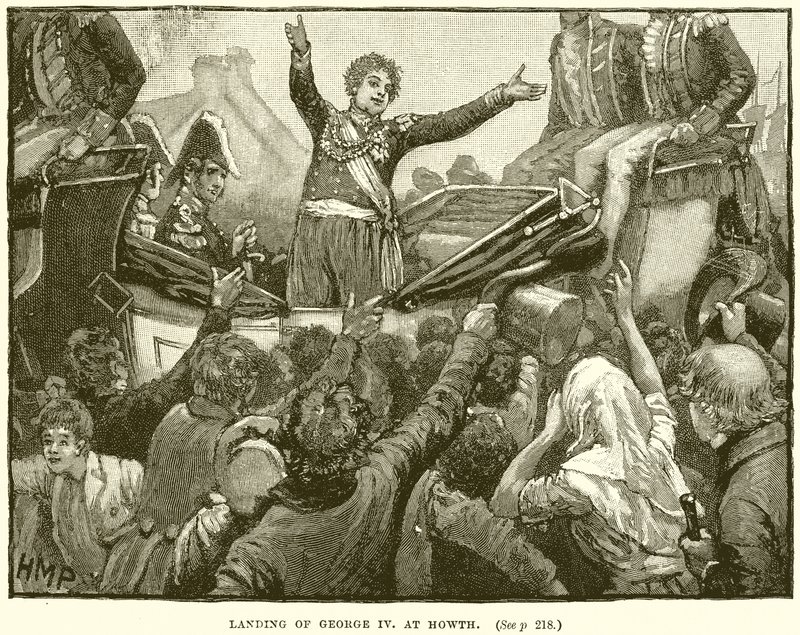 Landung von George IV in Howth von English School