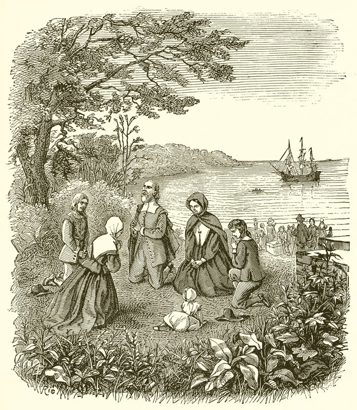 Landung der Pilgerväter von English School