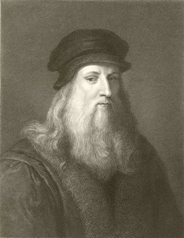 Leonardo da Vinci von English School