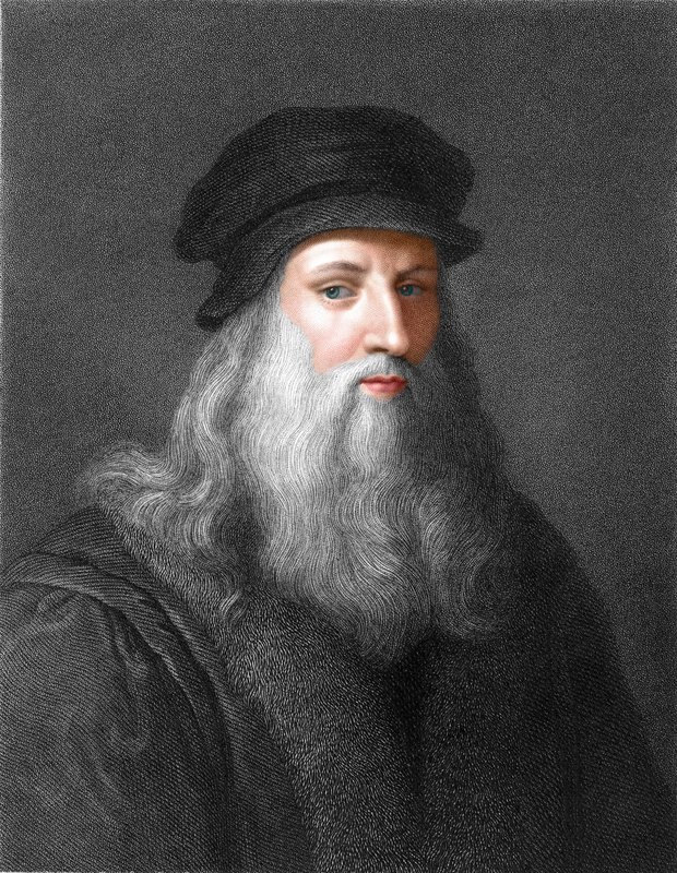 Leonardo da Vinci von English School
