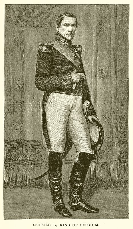 Leopold I., König der Belgier von English School