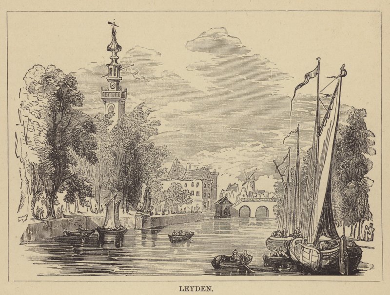 Leiden (Gravur) von English School