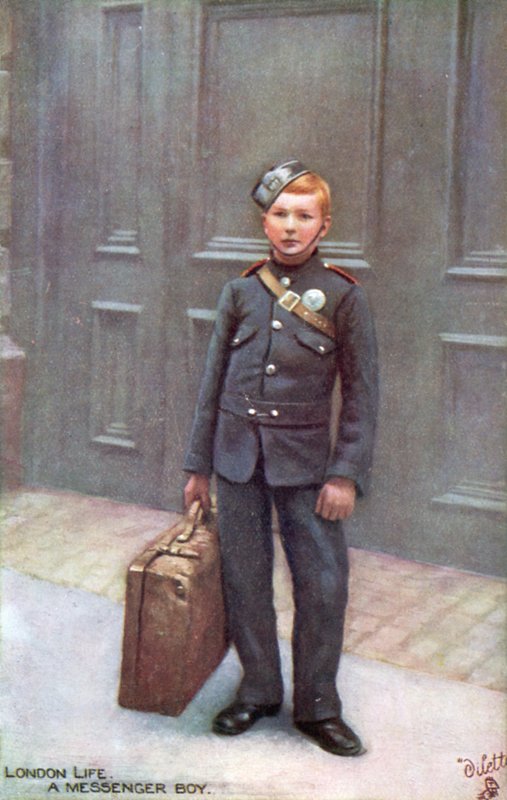 Londoner Botenjunge von English School