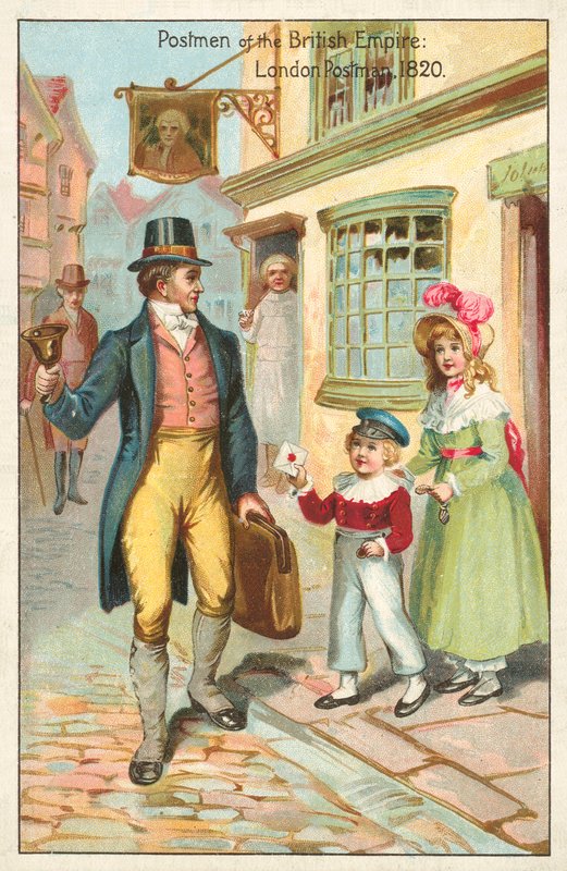 Londoner Postbote von English School