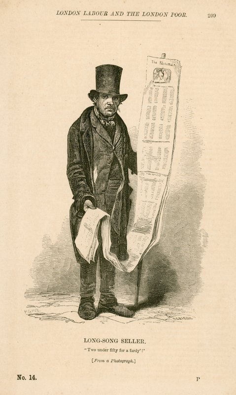 Langlied-Verkäufer von English School