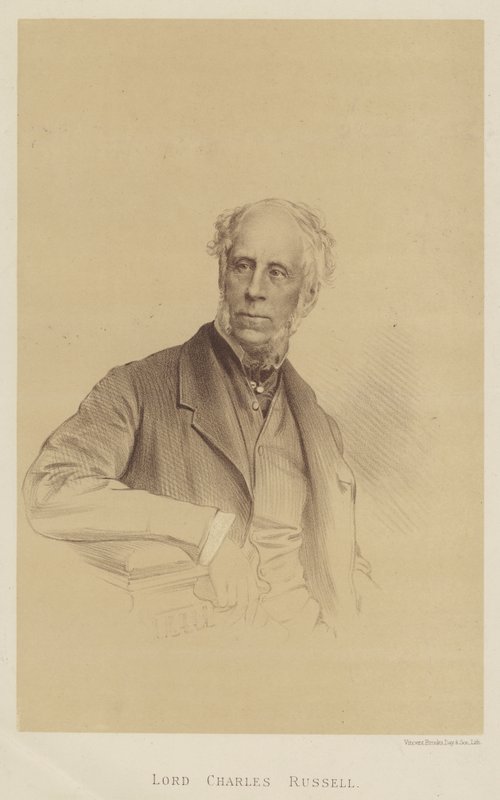Lord Charles Russell (Lithographie) von English School