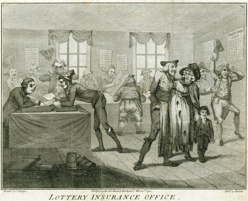 Lotterie-Versicherungsbüro von English School