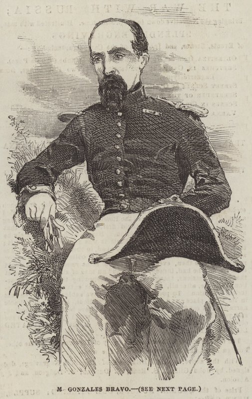 M. Gonzales Bravo (Gravur) von English School