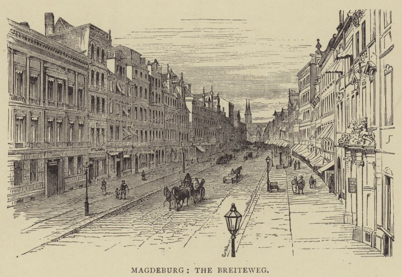 Magdeburg, Der Breiteweg von English School