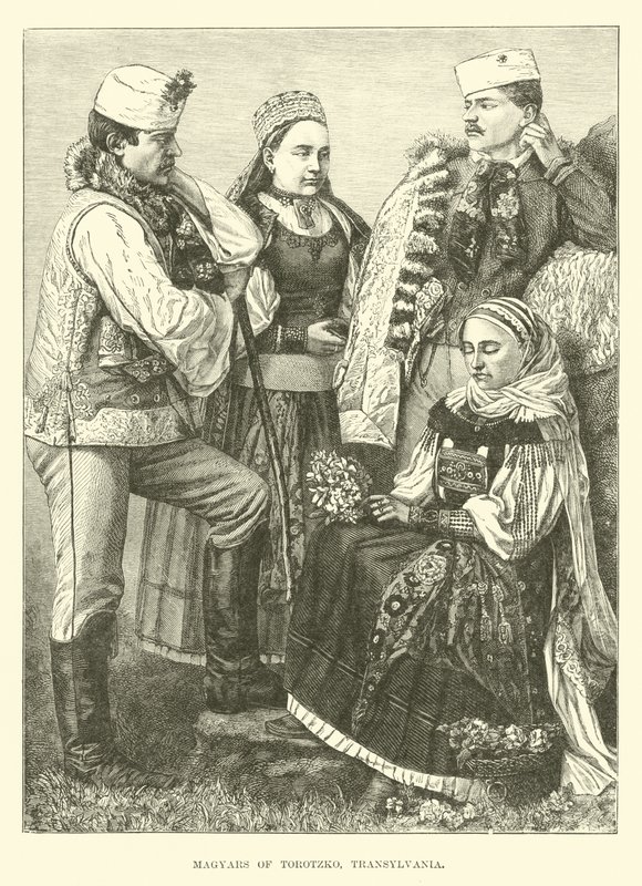 Magyaren aus Torotzko, Transsilvanien von English School