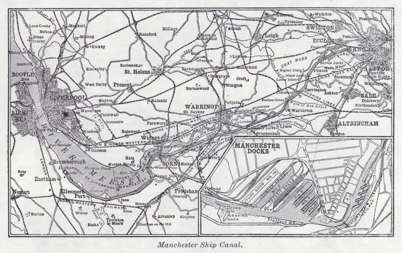 Manchester-Schifffahrtskanal von English School