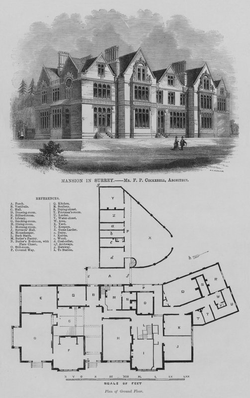 Herrenhaus in Surrey von English School