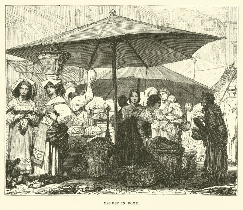 Markt in Rom von English School