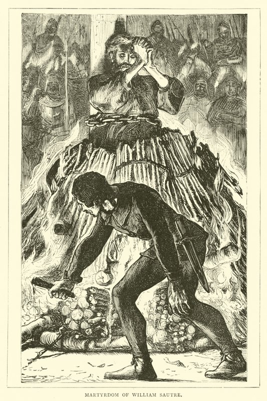 Martyrium von William Sautre von English School