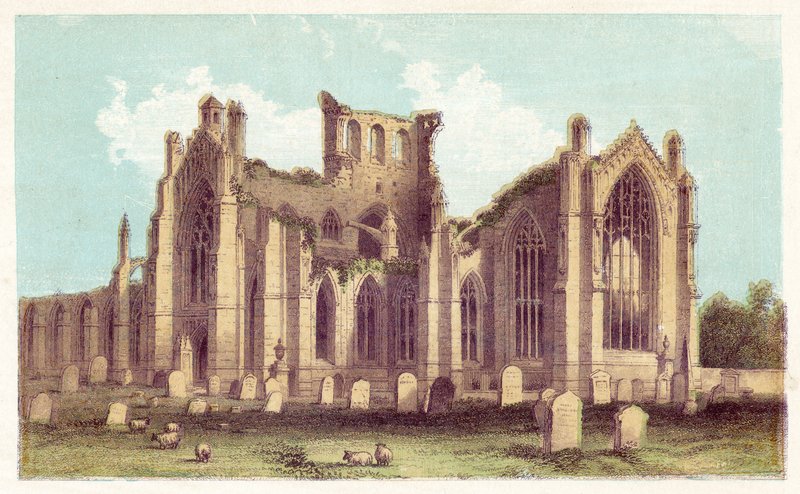 Melrose Abbey von English School