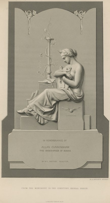 Gedenkstätte zur Erinnerung an Allan Cunningham von English School