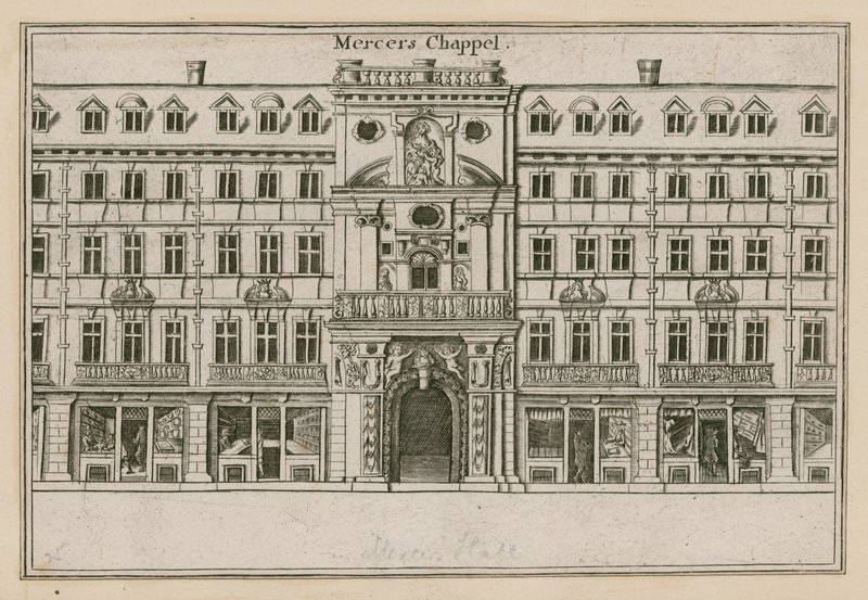 Mercers Chapel, Cheapside, London von English School