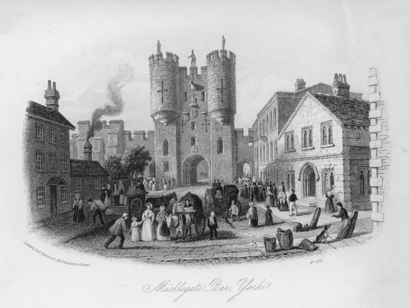 Micklegate Bar, York von English School