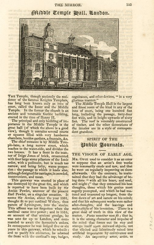 Middle Temple Hall von English School