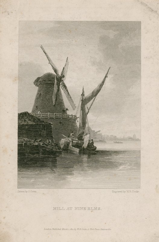 Mühle bei Nine Elms von English School