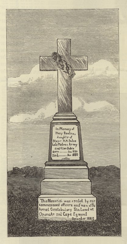 Denkmal in Upunka, Neuseeland von English School