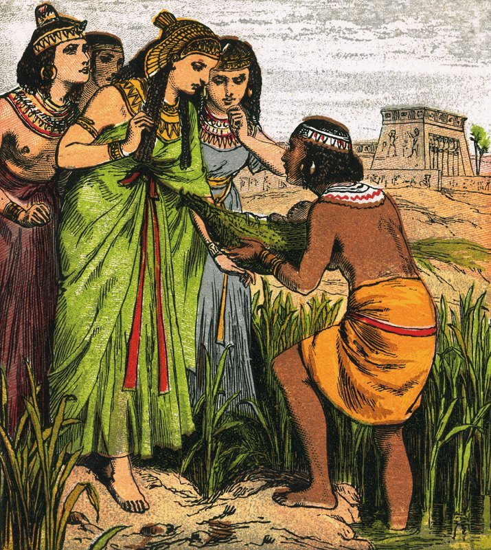 Moses entdeckt von English School