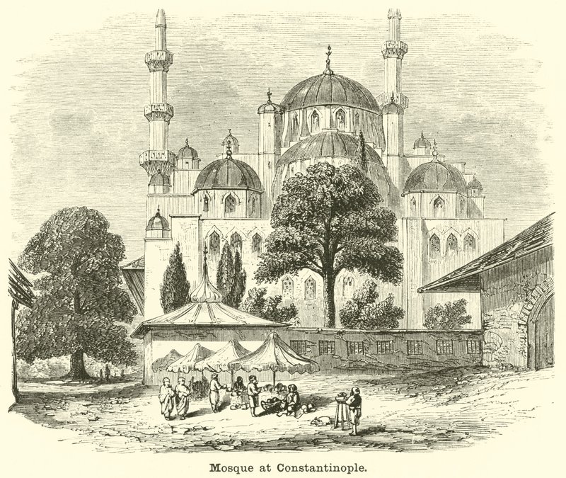 Moschee in Konstantinopel von English School