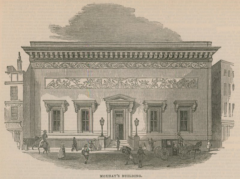 Moxhays Gebäude in der Threadneedle Street von English School