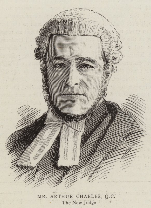 Mr Arthur Charles, QC (Gravur) von English School