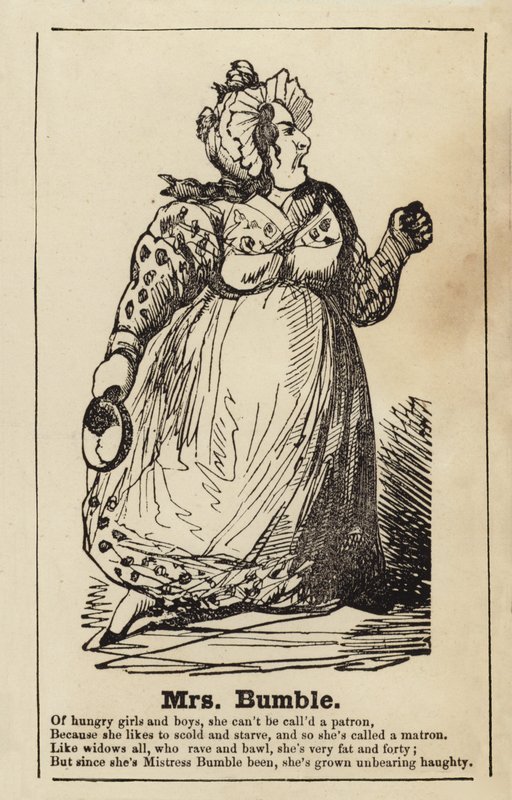 Mrs. Bumble aus Oliver Twist von English School
