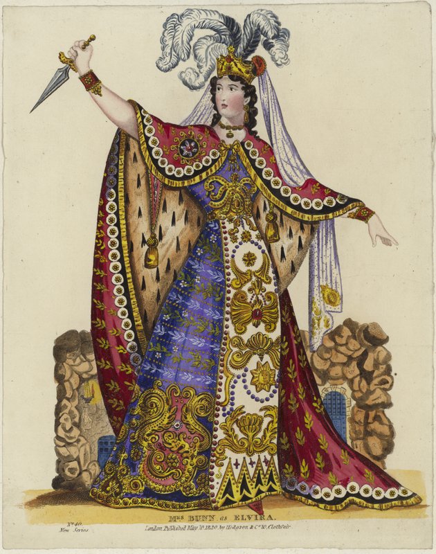 Mrs. Bunn als Elvira von English School