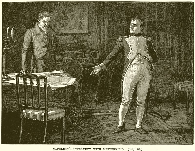 Napoleons Interview mit Metternich von English School