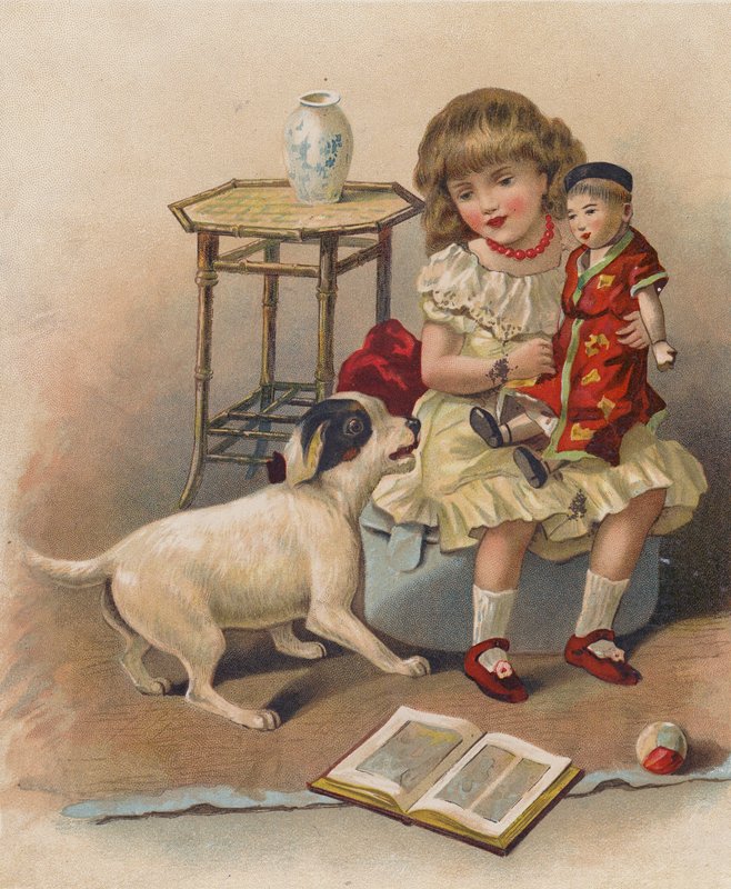 Unartiger Hund von English School