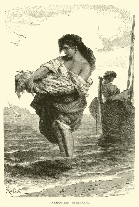 Neapolitanisches Fischermädchen von English School