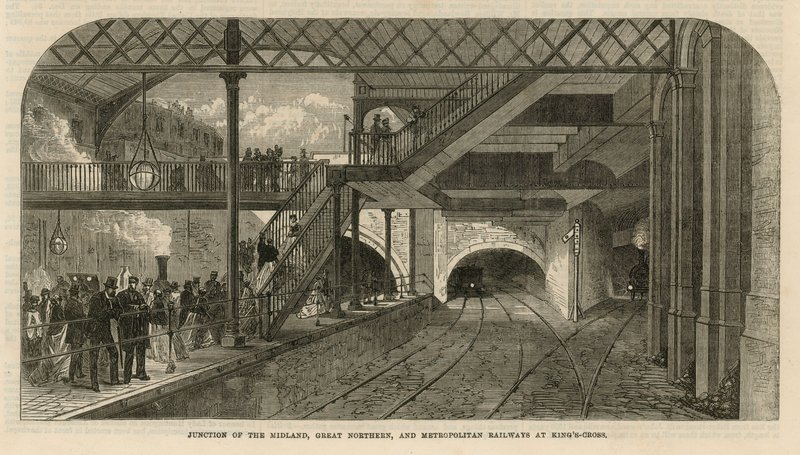 Neue Arbeiten an der Metropolitan Railway von English School