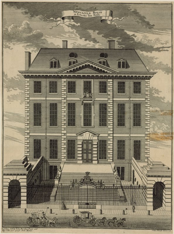 Newcastle House in Lincolns Inn Fields von English School