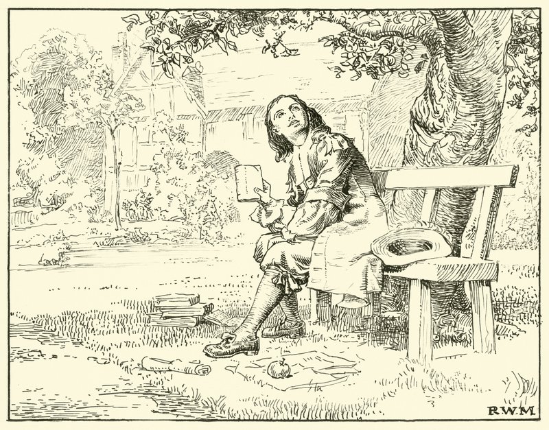 Newton und der Apfel von English School